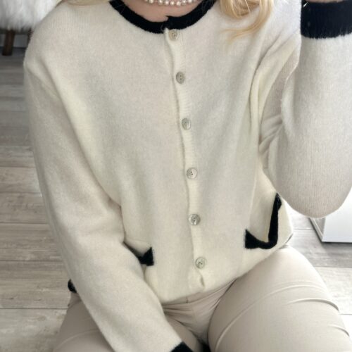 Mimi cardigan créme