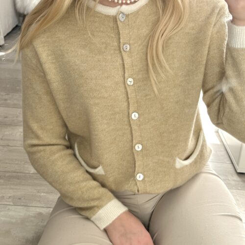Mimi cardigan beige