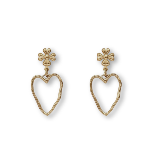 Lilalo oorbellen goud