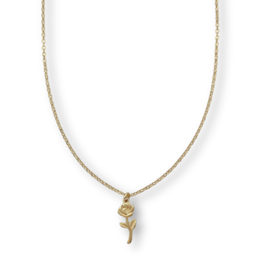 Rose ketting goud
