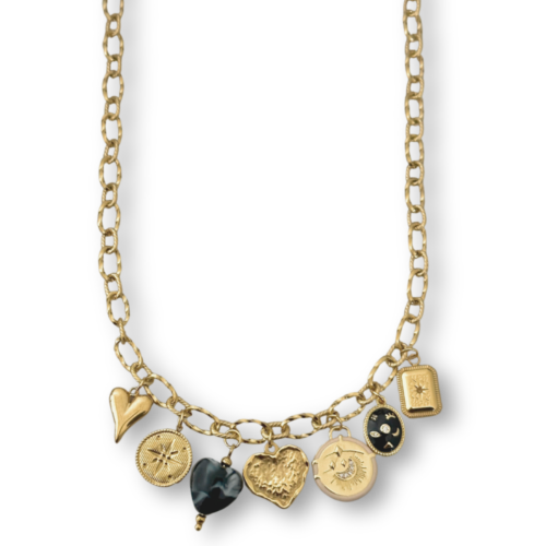 Rainy day ketting goud