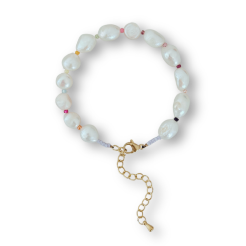 Festi armband pastel goud