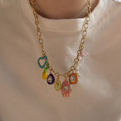 Festival ketting goud