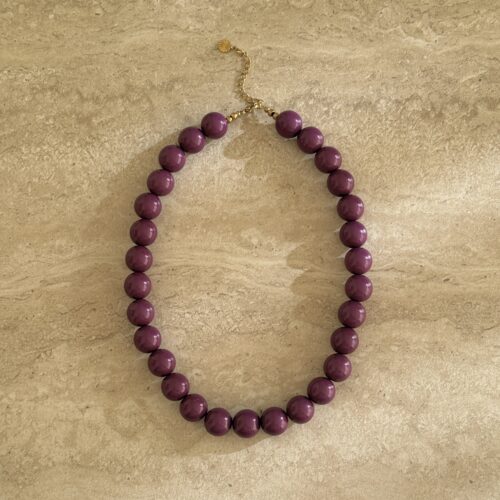 Muse ketting Aubergine
